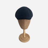 Brim&Brawn Flat Cap in Navy Wool