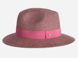 Panama Style Straw Hat Pink