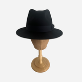 Wool Felt Hat Homburg Dark Navy