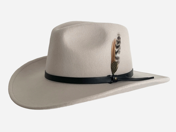 Wool Felt Hat Cowboy Sand
