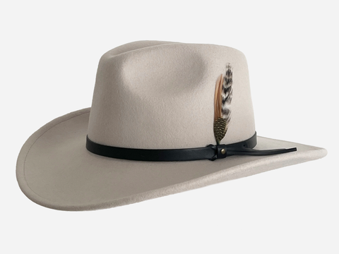 Wool Felt Hat Cowboy Sand