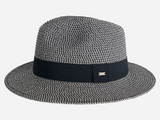 Panama Style Straw Hat Black