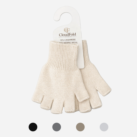 Cashmere Wool Fingerless Glove Unisex
