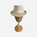 Wool Felt Hat Trilby Cream