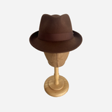 Wool Felt Hat Trilby Brown
