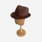 Wool Felt Hat Trilby Brown