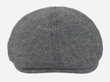 Brim&Brawn Flat Cap in Grey Cotton