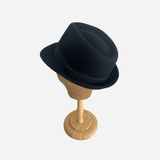 Wool Felt Hat Trilby Black