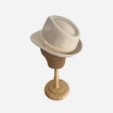 Wool Felt Hat Trilby Cream