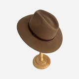 Wool Felt Hat Fedora Cowboy Camel