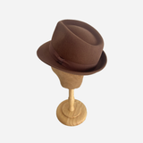 Wool Felt Hat Trilby Brown