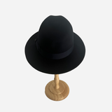 Wool Felt Hat Homburg Dark Navy