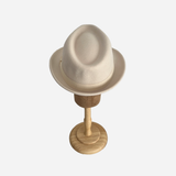 Wool Felt Hat Trilby Cream
