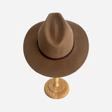 Wool Felt Hat Fedora Cowboy Camel