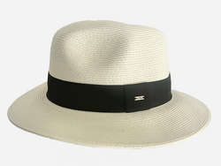 Panama Style Straw Hat Ivory