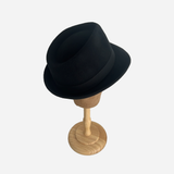 Wool Felt Hat Trilby Black