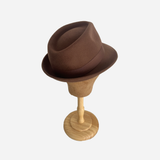 Wool Felt Hat Trilby Brown