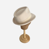 Wool Felt Hat Trilby Cream