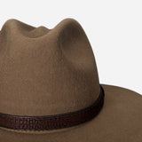 Wool Felt Hat Fedora Cowboy Camel