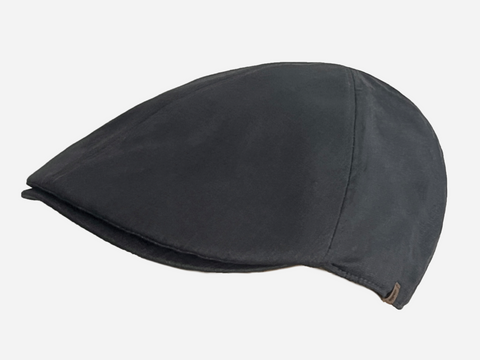 Brim&Brawn Flat Cap in Grey Cotton