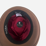 Wool Felt Hat Trilby Brown