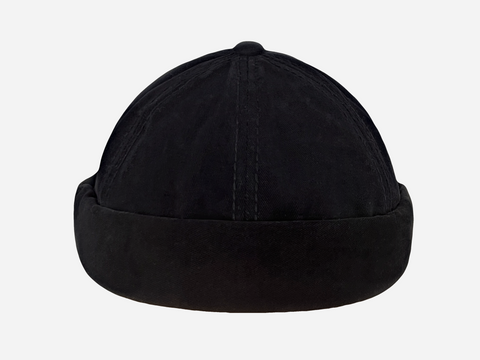 Brim&Brawn Black Skullcap