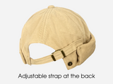 Brim&Brawn Black Skullcap