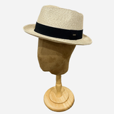 Trilby Style Straw Hat Natural