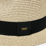 Trilby Style Straw Hat Natural