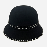 Wool Bucket Hat Line Cream