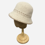 Wool Bucket Hat Line Cream