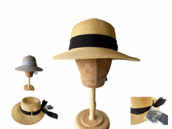 Brim&Brawn Summer Straw Hat with Wind Strap SL113