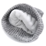 KB111 Kids Beanie with Pompom Lined Brown