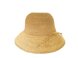 Brim&Brawn Raffia Straw Bucket Hat Natural