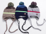 KB102 Kids Beanie with Pompom and Soft Lining Navy